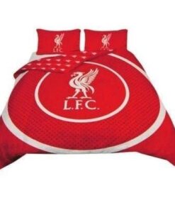 3D Liverpool Football Club Logo Soccer Bedding Sets, Duvet Cover Flatsheet Gift For Halloween, Thanksgiving, Christmas