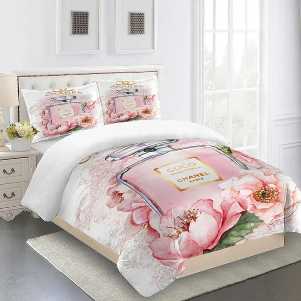 Chanel Paris Coco Luxury Brand Premium Bedding Sets Bed  Duvet Bedroom Idea Covers Blankets Sheets
