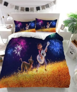 Disney Coco Playing Guitar Bedding Set Duvet Cover