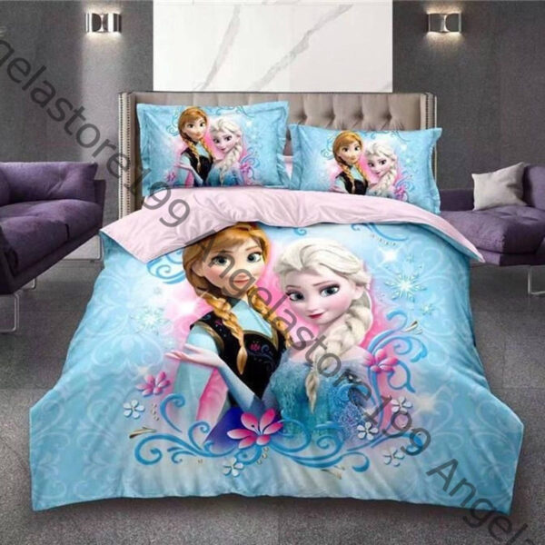 Disney Frozen Elsa Bedding Set Disney Frozen Elsa Duvet Covers Disney Frozen Elsa Comforter Sets Disney Frozen Elsa Princess Gift TDV017