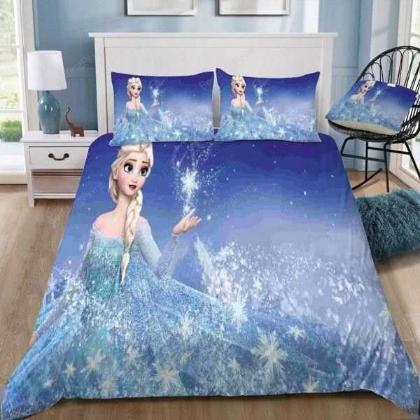 Disney Frozen Elsa The Beautiful Queen #32 Duvet Cover Bedding Set