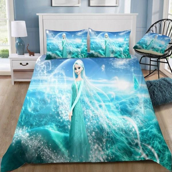 Disney Frozen Elsa The Ice Queen #49 Duvet Cover Bedding Set