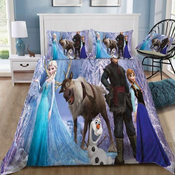 Disney Frozen Main Characters 17 Duvet Cover Bedding Set