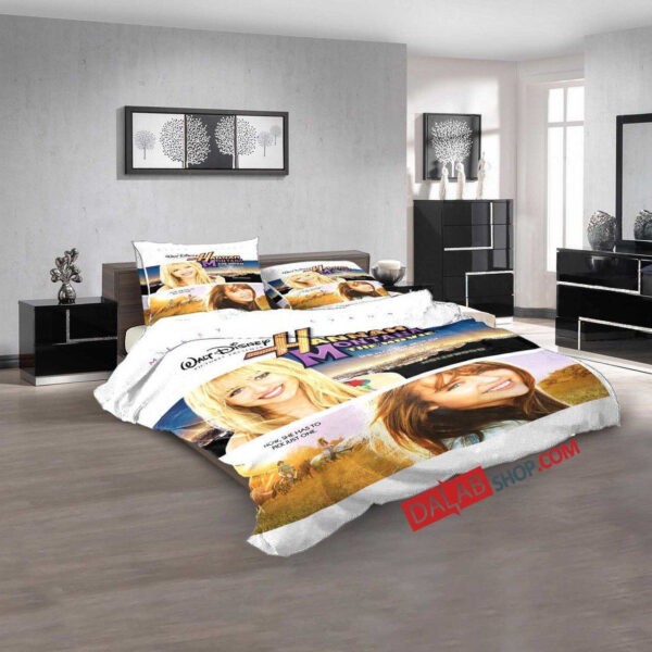 Disney Movies Hannah Montana The Movie (2009) D 3d Duvet Cover Bedroom Sets Bedding Sets