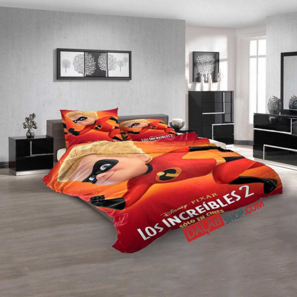 Disney Movies The Incredibles (2004) D 3d Duvet Cover Bedroom Sets Bedding Sets