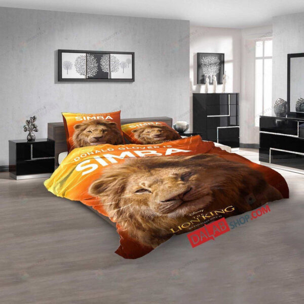 Disney Movies The Lion King (2019) D 3d Customized Duvet Cover Bedroom Sets Bedding Sets