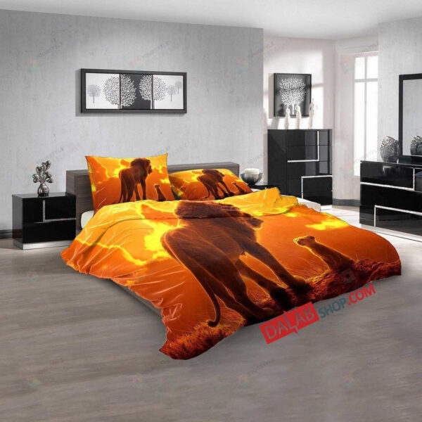 Disney Movies The Lion King (2019) N 3d Customized Duvet Cover Bedroom Sets Bedding Sets