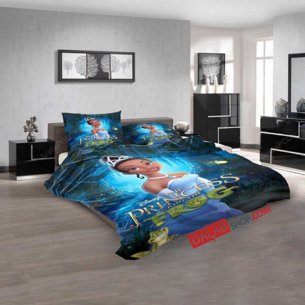 Disney Movies The Princess And The Frog (2009) D 3d Duvet Cover Bedroom Sets Bedding Sets