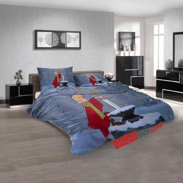 Disney Movies The Sword In The Stone (1963) N 3d Customized Duvet Cover Bedroom Sets Bedding Sets