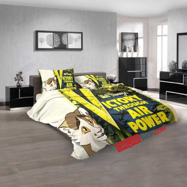 Disney Movies Victory Through Air Power (1943) N 3d Customized Duvet Cover Bedroom Sets Bedding Sets