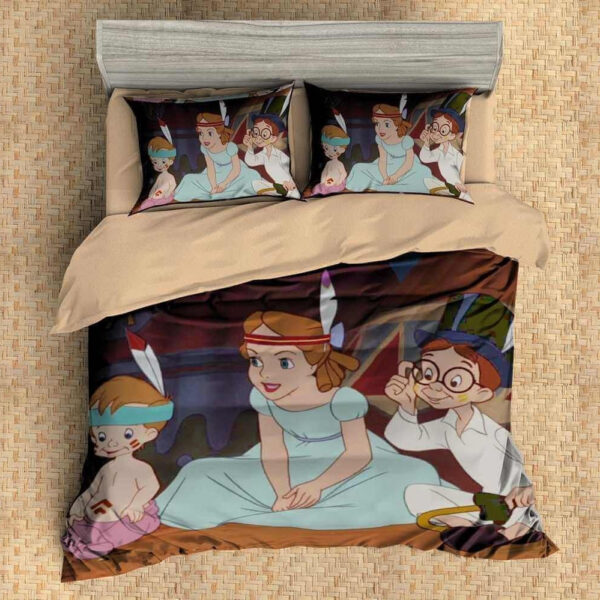 Disney Peter Pan 3d Printed Bedding Set Duvet Cover & Pillow Cases