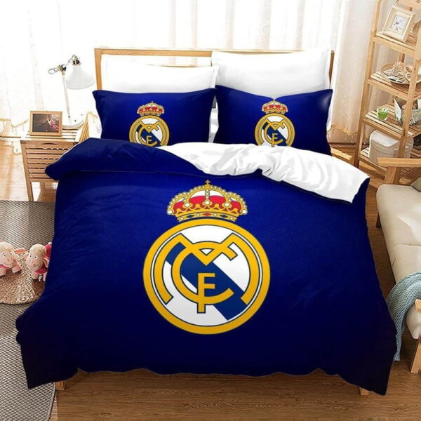 Football Team Logo Decorative Bedding Sets For Fan