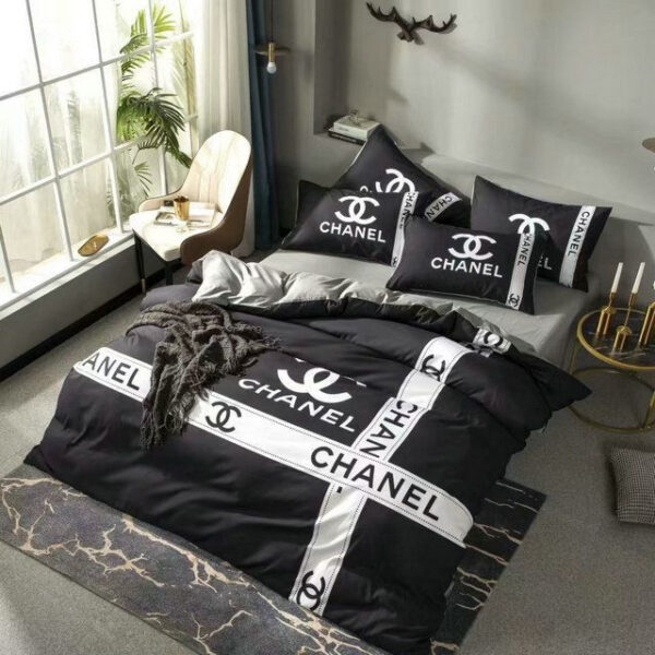 Luxury Cn Chanel Bedding Sets Duvet Cover Bedroom Luxury Brand Bedding Bedroom