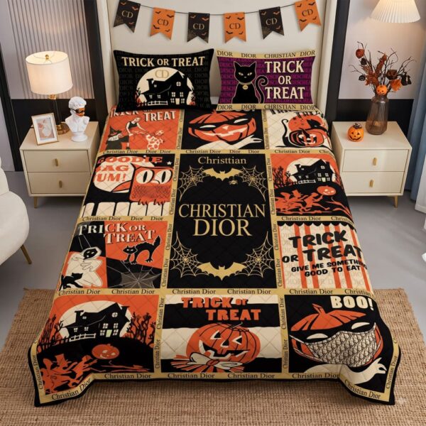 Dior Halloween Luxury Bedding Set V02