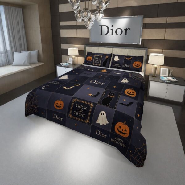 Dior Halloween Luxury Bedding Set V12