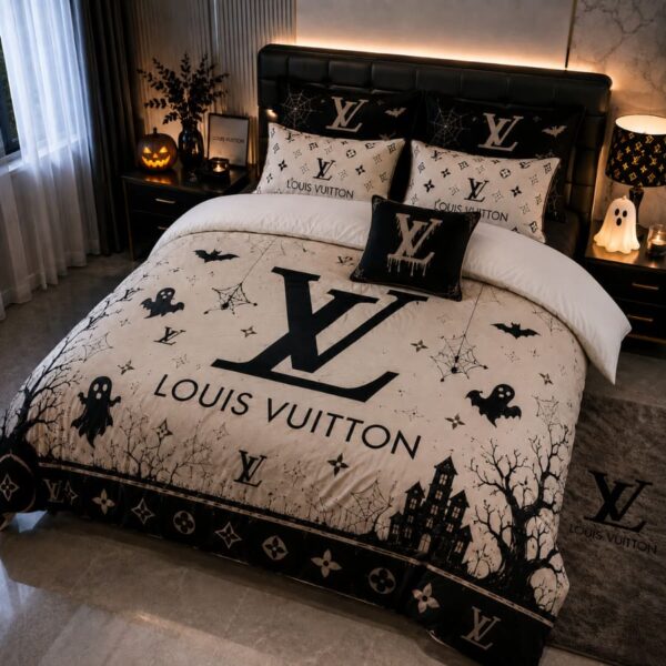 LV Halloween Luxury Bedding Set V13