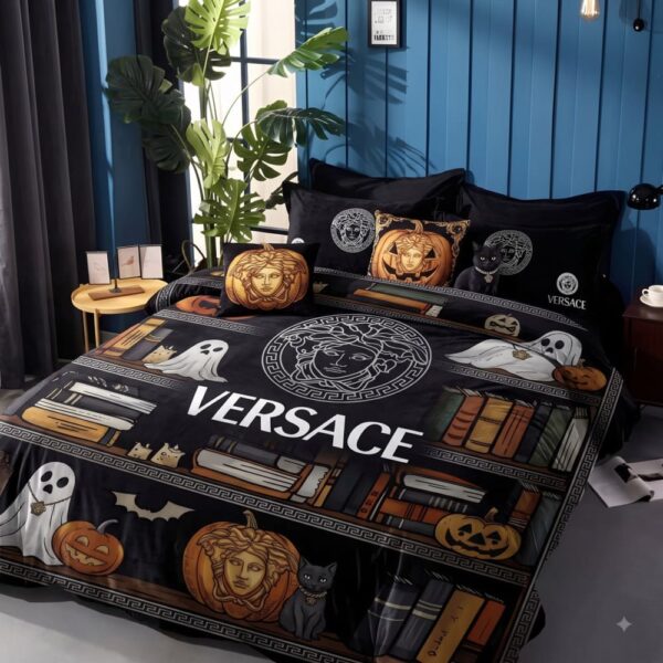 Versace Halloween Luxury Bedding Set V02