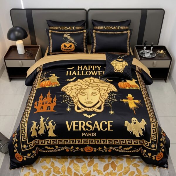 Versace Halloween Luxury Bedding Set V03
